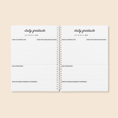Daily Gratitude Journal Spread